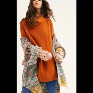 Free Free Ottoman Slouchy Tunic NWT Color: Autumn Size: XS
