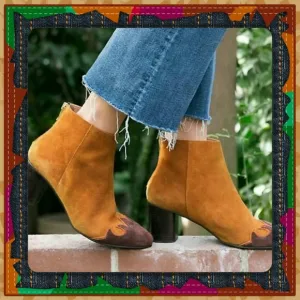 Free People &quot;Adelle&quot; Suede Ankle Boots