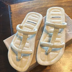 Free People  Beige ‘cafe’ Hadden Sandals size 10 NIB