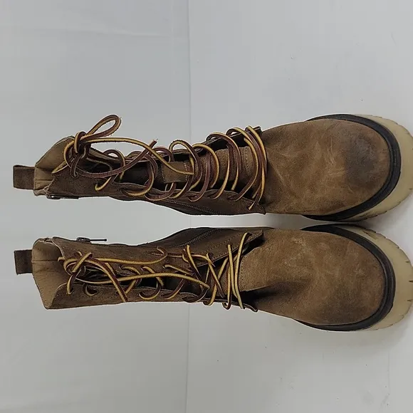 Free People Dylan Lace-Up Suede Leather Women's Boots