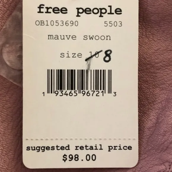 FREE People Payton Faux Leather Paperbag Mini Skirt in Mauve Swoon