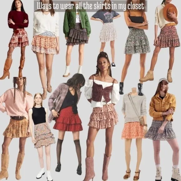FREE People Payton Faux Leather Paperbag Mini Skirt in Mauve Swoon