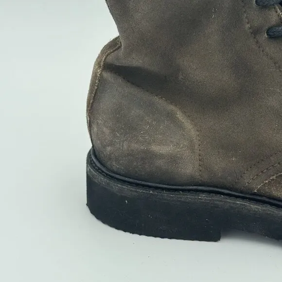 FRYE Mens Suede Leather Chukka Ankle Boots Brown High Tops Outdoor 9.5D
