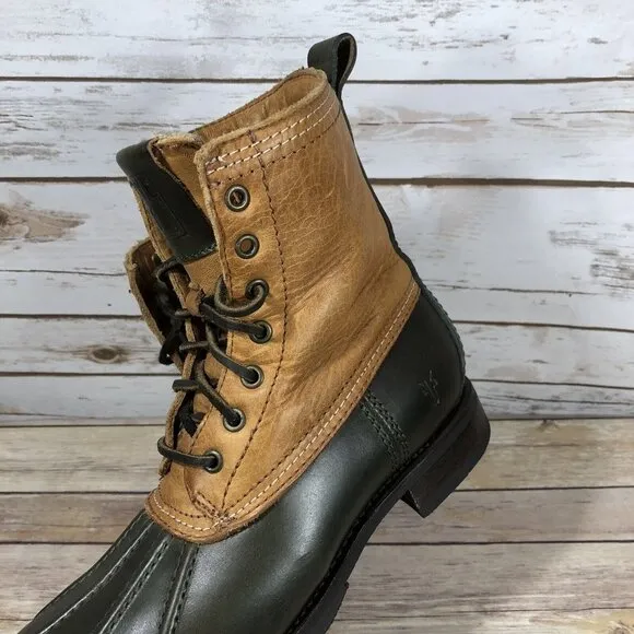 FRYE Veronica Shearling Leather Duck Waterproof Boots Womens Size 8 Insulated