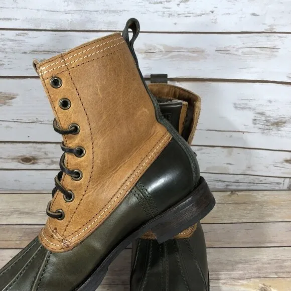 FRYE Veronica Shearling Leather Duck Waterproof Boots Womens Size 8 Insulated