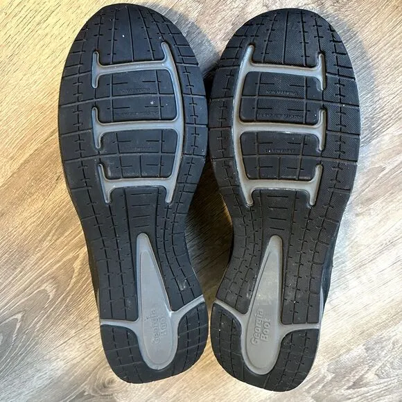 Georgia Boot Nano CT ESD Athletic Black Work Shoes Composite Toe‎ Mens 12 EU 46