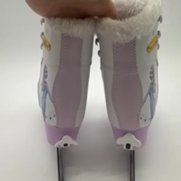 Girls Disney Frozen Ice Skates White Purple