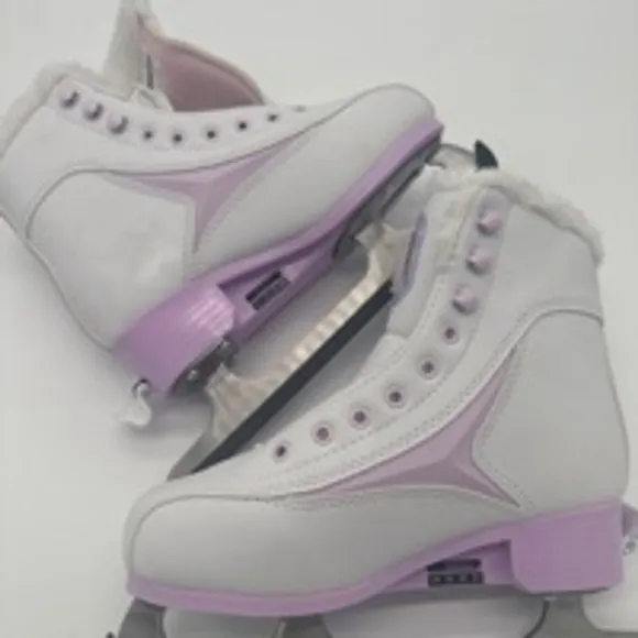 Girls Disney Frozen Ice Skates White Purple