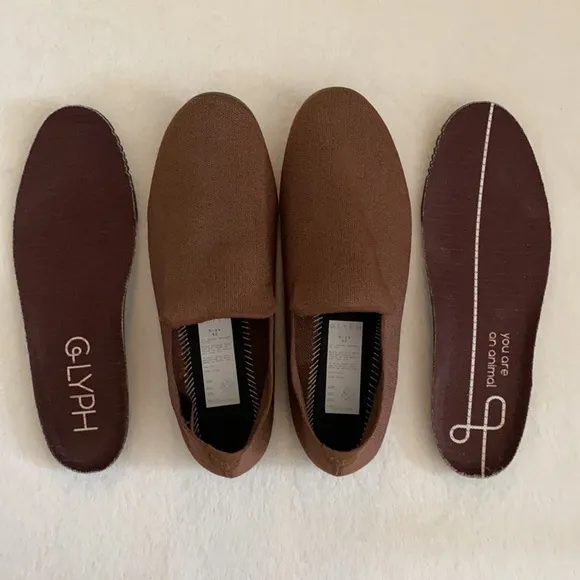 Glyph | Knit Water Resistant Breathable Slip-On Loafer Shoe Brown (W 11 | M 9.5)