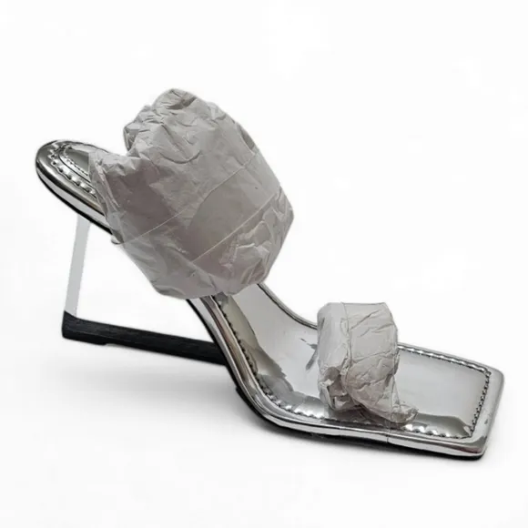GOOD AMERICAN CINDER-F*CKING-RELLA WEDGE Womens Size 8.5