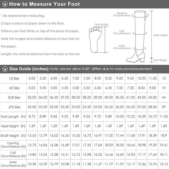 Green Women Stretchy Knee High Boots Closed Square Toe Low Kitten Heel B…