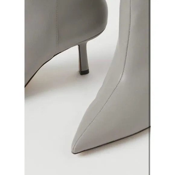 Grey Pointed Boots H&amp;M New