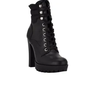 Guess Black Women's Lace-Up Boots
