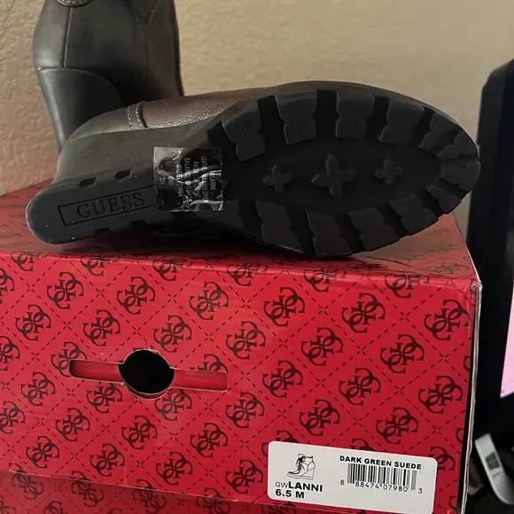 Guess Lanni Faux Fur  Wedges Boots.