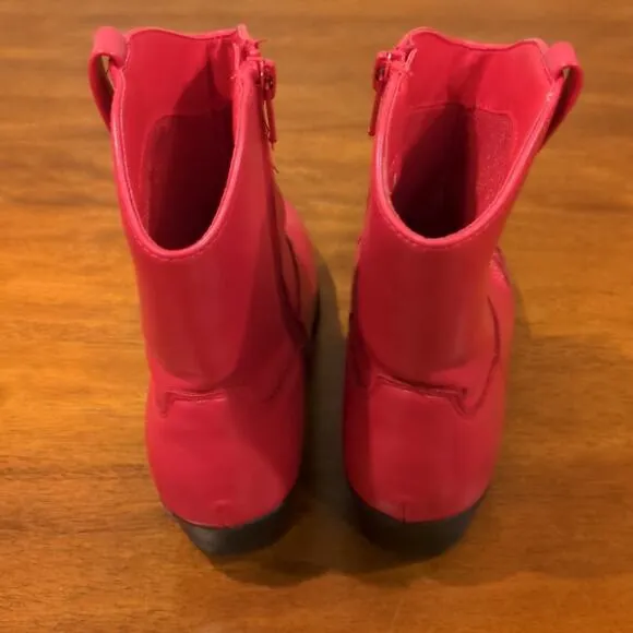 Gymboree red cowgirl Boots big kids 1