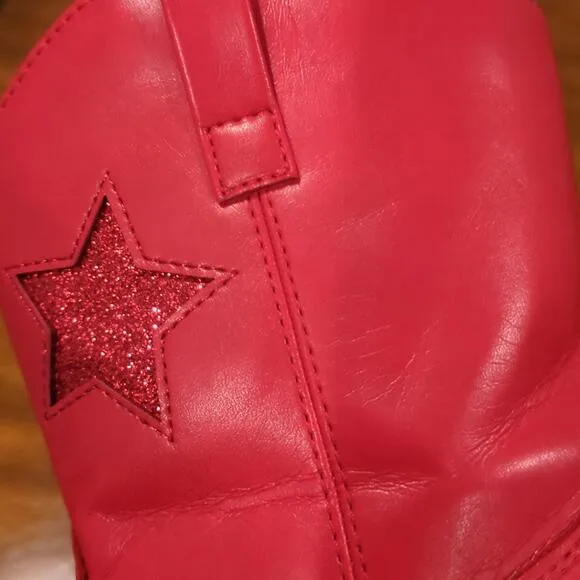 Gymboree red cowgirl Boots big kids 1