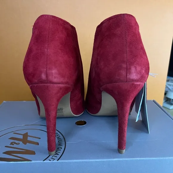 H&amp;M Red suede boots