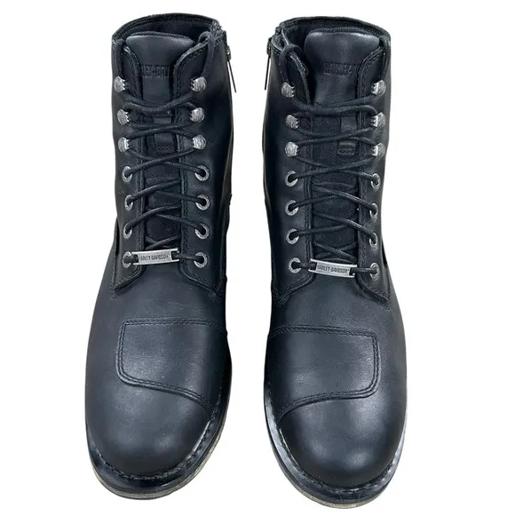 Harley-Davidson Mens Size 11.5 M Clancy Waterproof Black Motorcycle Boots D96159