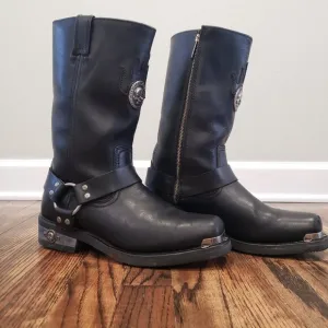 Harley Davidson - Men's Waterproof Leather Riding Boots - Size 9