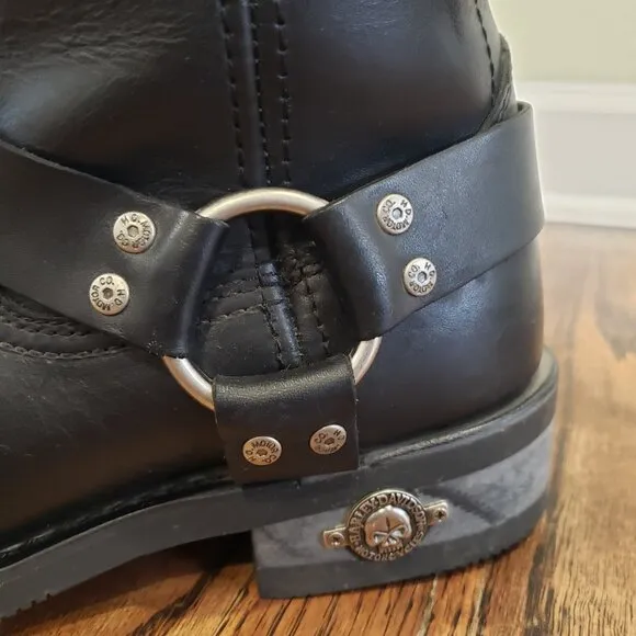 Harley Davidson - Men's Waterproof Leather Riding Boots - Size 9
