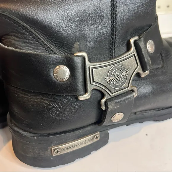 Harley Davidson | Milwaukee Leather Men's Waterproof Harness Square Toe Boots