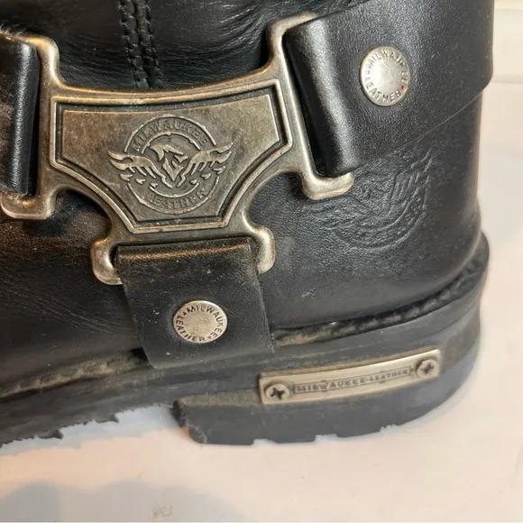 Harley Davidson | Milwaukee Leather Men's Waterproof Harness Square Toe Boots