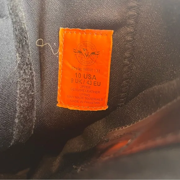 Harley Davidson | Milwaukee Leather Men's Waterproof Harness Square Toe Boots