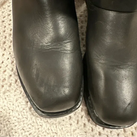 HARLEY DAVINSON WATERPROOF BOOTS MENS SIZE 10BLACK IT HAVE FRONT SCRATCHSEE P