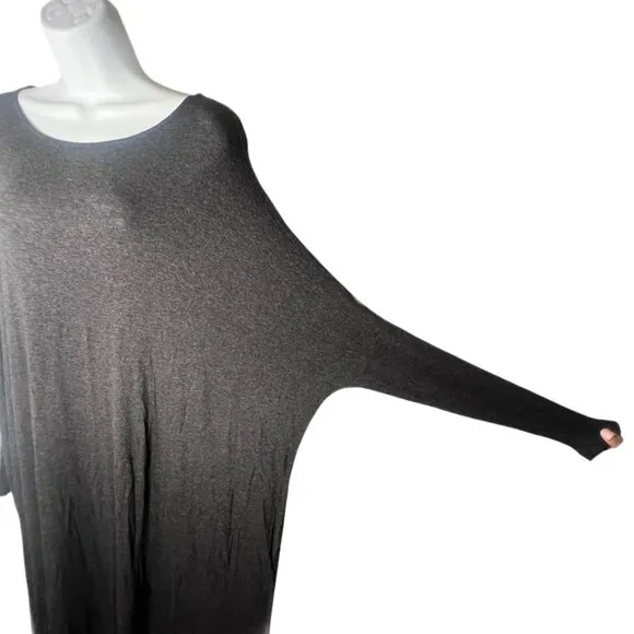 HATCH The Jersey Drape Maternity Dress OS Midi Dolman Nursing Stretch Rayon USA