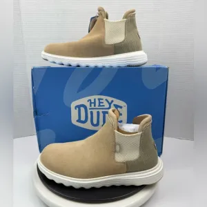 Hey Dude Branson Womens Tan Suede Chelsea Ankle Boots Booties Size 11 NEW NIB