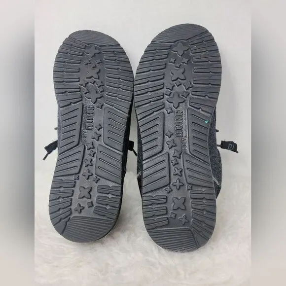 Hey Dude Men's Wally Funk Wool Black Aztec  Men’s Shoes Size 9 US 42 EUR