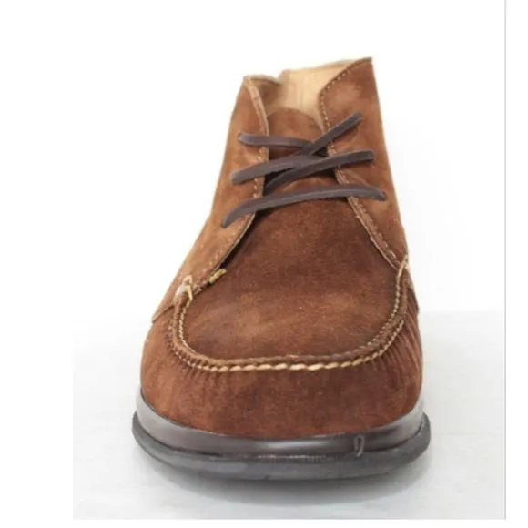 Hitchcock Mens Moccasin Chukka Boots 2672 Brown