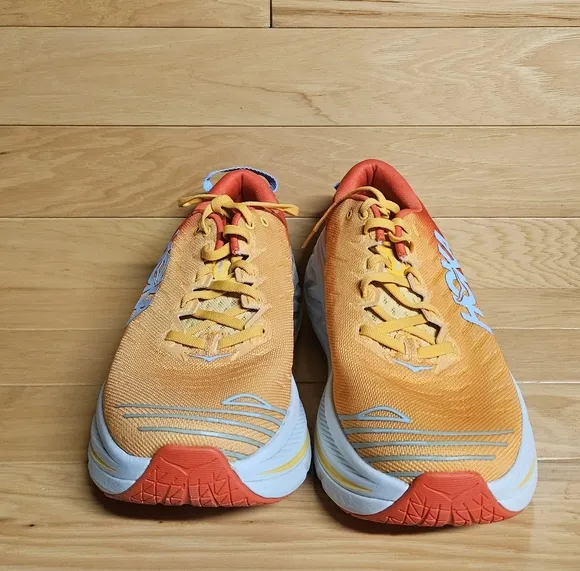 Hoka Bondi X Mens Running Shoe Fiesta Amber Yellow Size 11.5