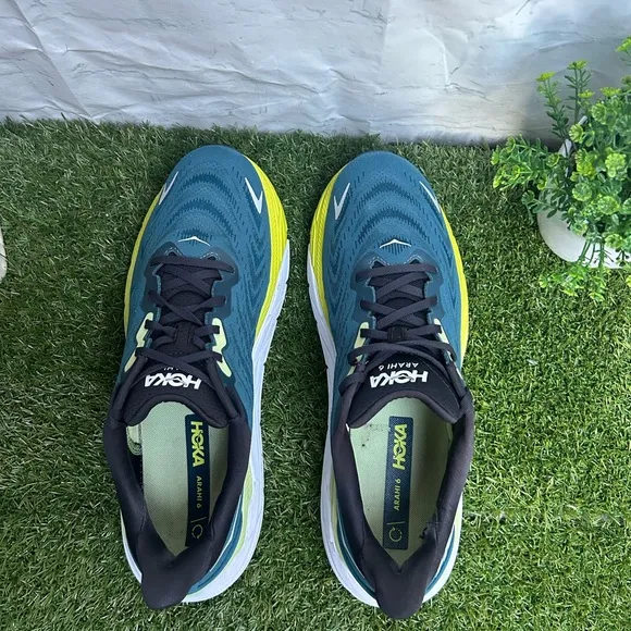 Hoka One One Arahi 6 blue graphite  men Size 10D  NEW