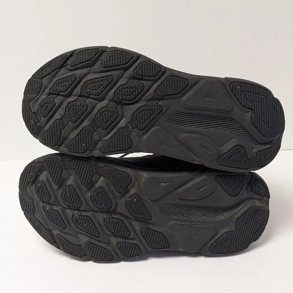 Hoka One One Clifton 9 GTX Running Shoes, Black, Women's 7.5