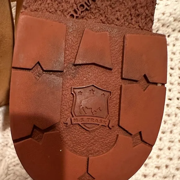 H.S TRASX Men's 8/5 Tan Suede Chukka Boots