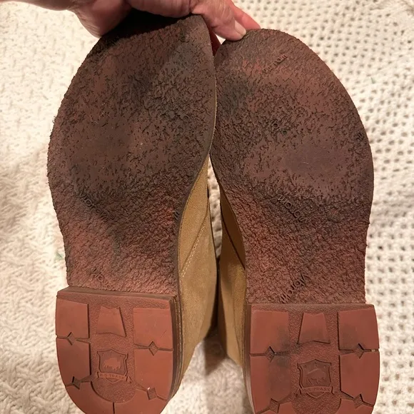 H.S TRASX Men's 8/5 Tan Suede Chukka Boots