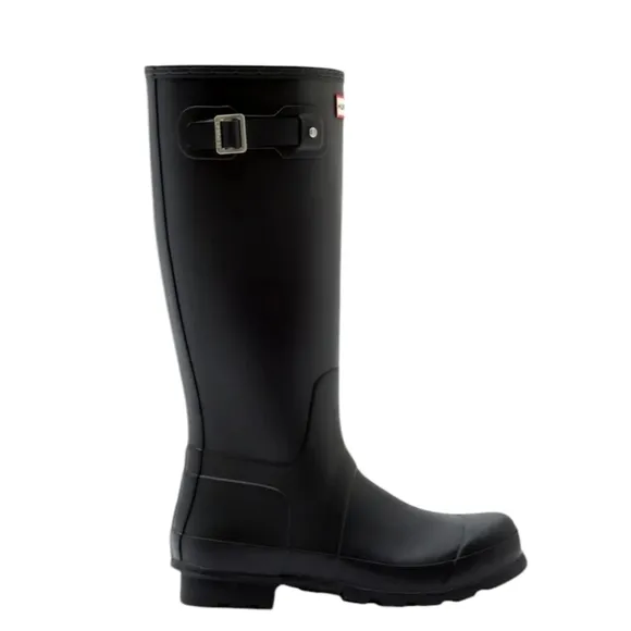 Hunter Men's Black Original Tall Rain Boots