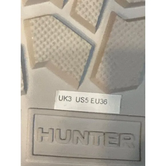 Hunter Original Metallic Dark Silver Insulated Tall Snow Boots Women 5 US New
