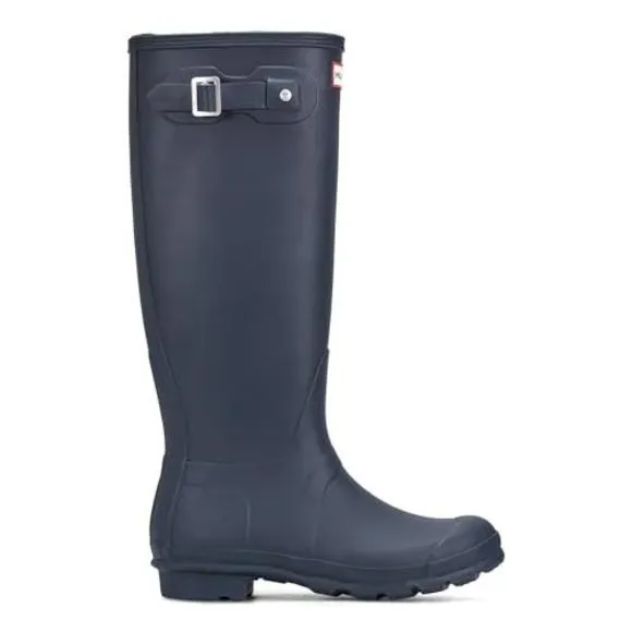 HUNTER WOMEN'S ORIGINAL TALL RAIN BOOTS, NAVY, 8