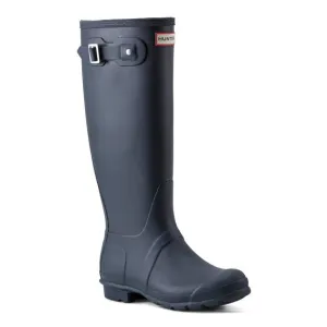 HUNTER WOMEN'S ORIGINAL TALL RAIN BOOTS, NAVY, 8