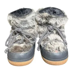 IKKII Women’s Leather And Fur Boots, Size EU 38