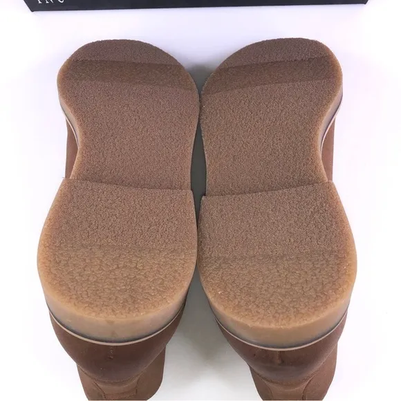 INC International Concepts Men's Tristan Faux Suede Lace Up Boots Tan 11.5M New