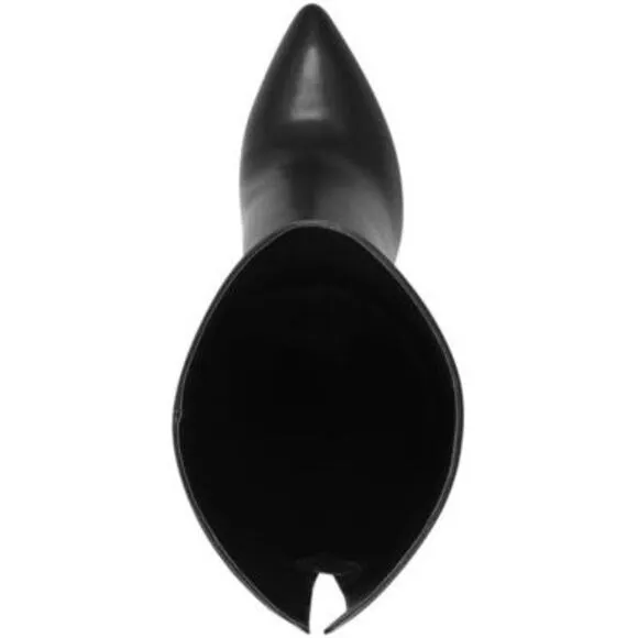 INC Womens Black Cushioned Iyonna Pointed Toe Stiletto Zip-Up Dress Boots 7.5 M