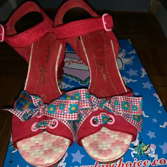 Irregular Choice Bacon and Egg Sandals
