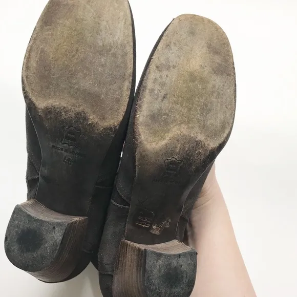 Isabel Marant Dicker Suede Brown Booties Size 40