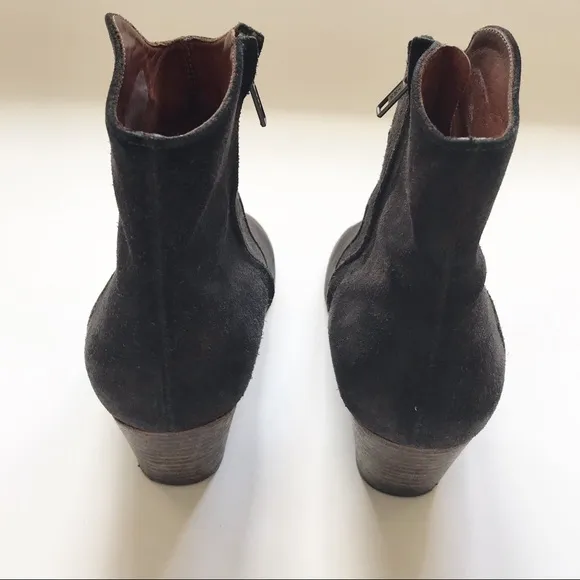 Isabel Marant Dicker Suede Brown Booties Size 40