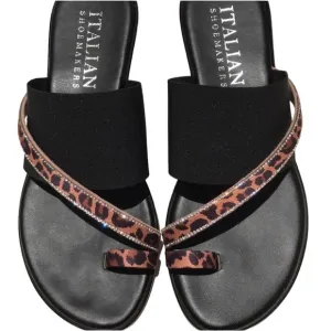 Italian Shoemakers - *Last One* ‘Leopard’ sandals NWT