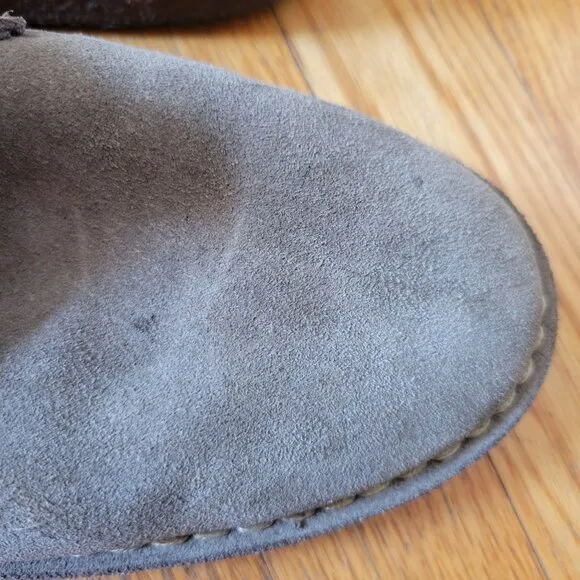 J Crew Brown Suede Leather Ankle Chukka Boots 8 Lace Up Fall Autumn Retro