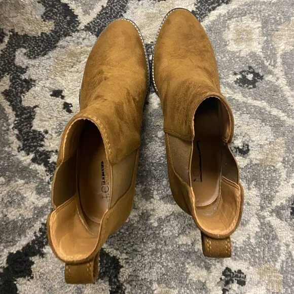 J. Crew Factory Rory microsuede heeled boots Item AR845